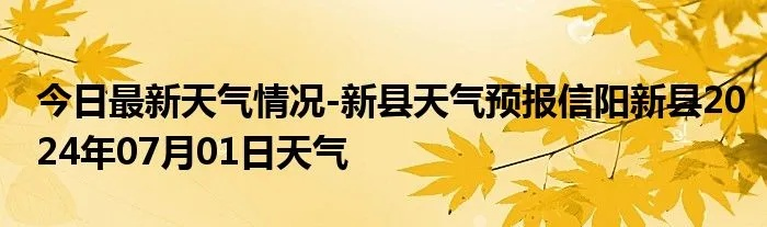 新县天气预报(新县天气预报15天查询天天) 新县天气预报(新县天气预报15天查询天天)