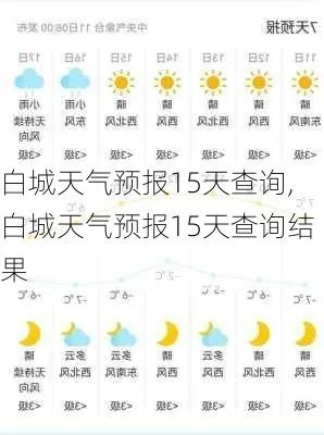 吉林白城天气预报(吉林长白山天气预报15天查询结果) 吉林白城天气预报(吉林长白山天气预报15天查询结果)